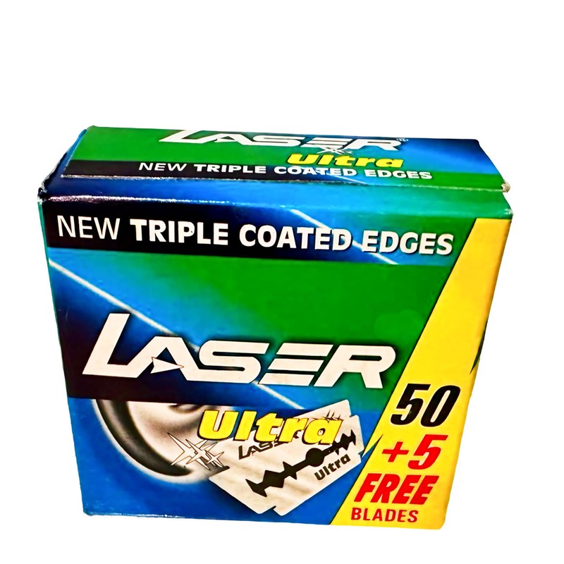 Laser Ultra Razor Blades Pack of 50