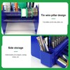 Screwdriver Case, Storage Tool Box with Drawer, 26 Holes, Multi-Functional