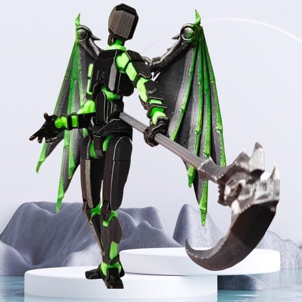 Finish Product T13 Action Figure Set, 3D Printed Multi-Jointed Dummy
