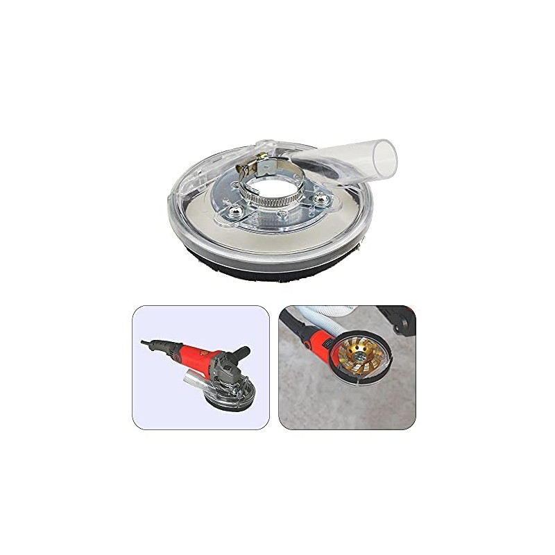 BGTXINGI Dust Shroud Kit Dry Grinding Dust Cover 100-150MM Adjustable