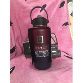 Iron Flask Sports Water Bottle 32 Oz 3 Lids Straw Lid Leak Proof BRAND NEW