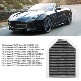 Car Cabin Air Filter, C2P2410 Interior Replacement Fits for F-TYPE Convertible X152