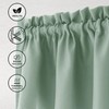 Hiasan Valance Curtains for Kitchen Blackout Thermal Insulated Solid Window