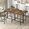 YATINEY 78.7" Long Bar Table, Counter Bar Height Table, High