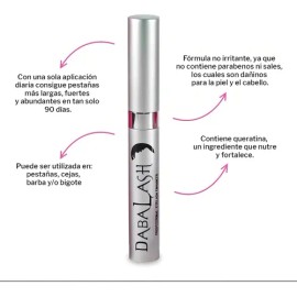 Dabalash Suero de pestañas Estimulador Crecimiento Pestañas Cejas