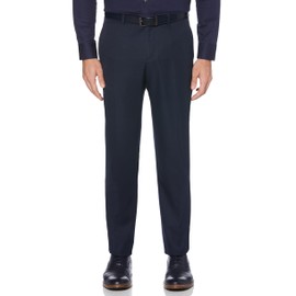 Perry Ellis Portfolio Men's Performance Dress Pant, Modern Fit, Non-Iron, Flat Front Stretch (Waist Size 30 - 42), Twilight, 38W x 32L