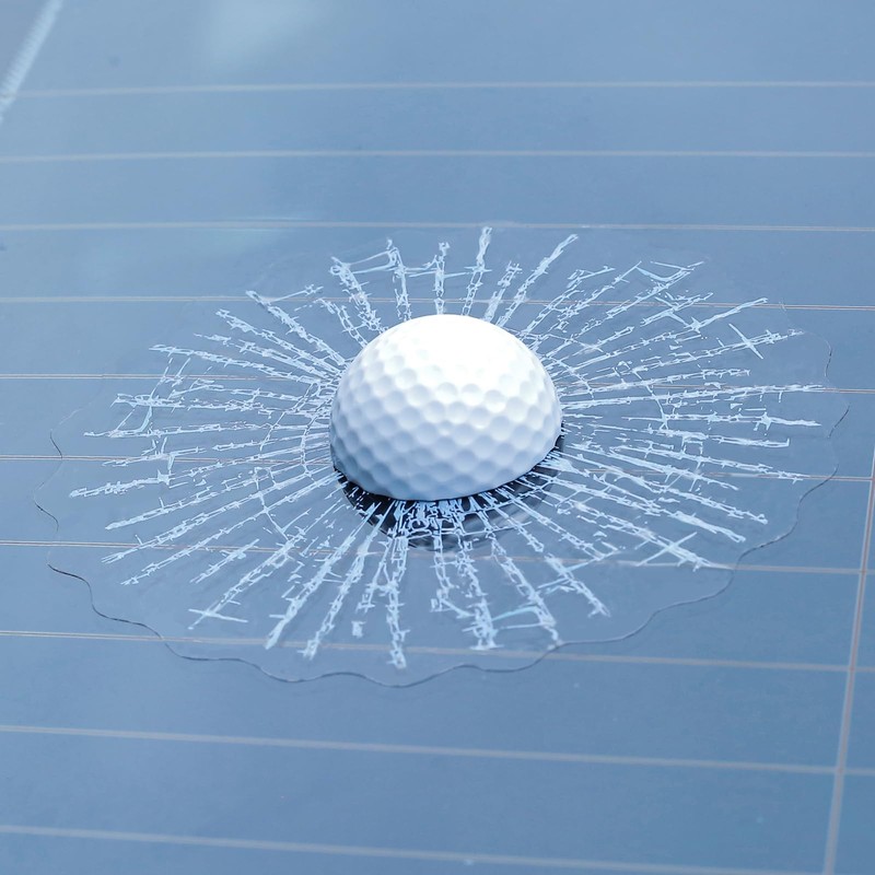 COGEEK 3D Prank Tricky Broken Glass Sticker Car Window Ball
