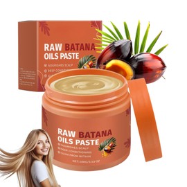 SONGQEE Raw Batana Oils Paste,Long-Lasting Moisturizing Batana Oil Paste for Hair Growth,Raw Batana Oil Hair Mask Strengthener oil Repair Split Ends,Prevents Hair Loss & Treats Dry Hair
