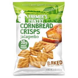 Cornbread Crisps, Jalapeno, 6 oz, 12 Count