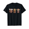Polynesian ceremonial Tiki Mask theme T-Shirt