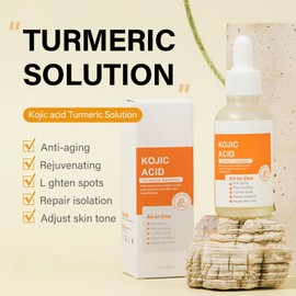 ARCHIDATE Kojic Acid Turmeric Serum, Dark Spots Corrector Serum for Reduce Dark Spots, Pigmentation, Acne, Evens Skin Tone, Anti Wrinkle Fine Lines, Firm Skin, Moisturize and Nourish Skin