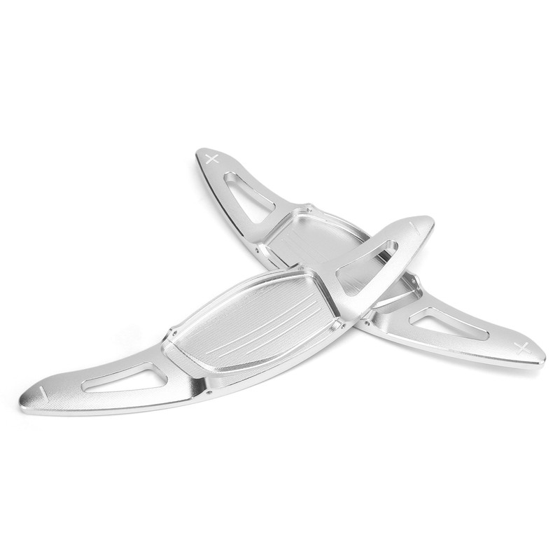 2pcs Steering Wheel Paddle Shifter Extension Aluminum Alloy Replacement for