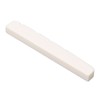 10Pcs Guitar Slotted Bone Nut Flat Bottom 6 String Electric