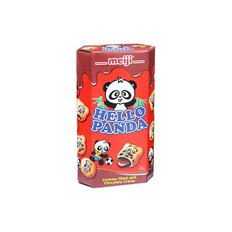 Meiji Hello Panda Biscuit with Chocolate Cream, 2.1 oz