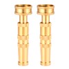 Sanpaint Heavy-Duty Brass Adjustable Twist Hose Nozzle, 2 Pack