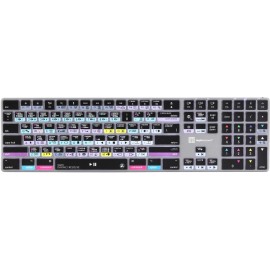 LogicKeyboard TITAN Wireless Backlit Keyboard for DaVinci Resolve - Mac