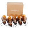 FSBCGT 5Pcs Amber Teardrop Cab Light 9LED Cab Marker Light