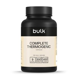 Bulk Complete Thermogenic, Pre-Workout With Caffeine, Chromium, Green Tea, Citrus Aurantium, Kola Nut, BioPerine, Cayenne Pepper, L-Tyrosine, L-Theanine, Pack of 90, 90 Servings, Packaging May Vary