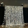 Silver Sequin Curtain Dots Garland Party Decoration Birthday Wedding Event
