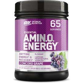 OPTIMUM NUTRITION Amino Energy, Concord Grape, 65 Serves, 585 g