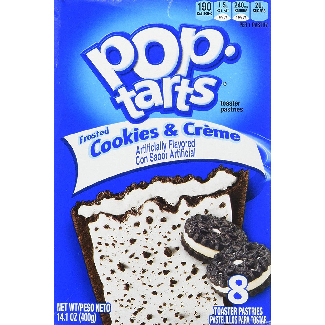 Kellogg's Pop Tarts Cookies & Creme - 14.1 oz