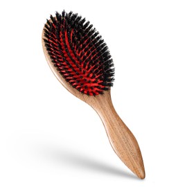 BRUSHZOO Hair Brush for Women Men Kids, Boar Bristle Hair Brushes for Detangle