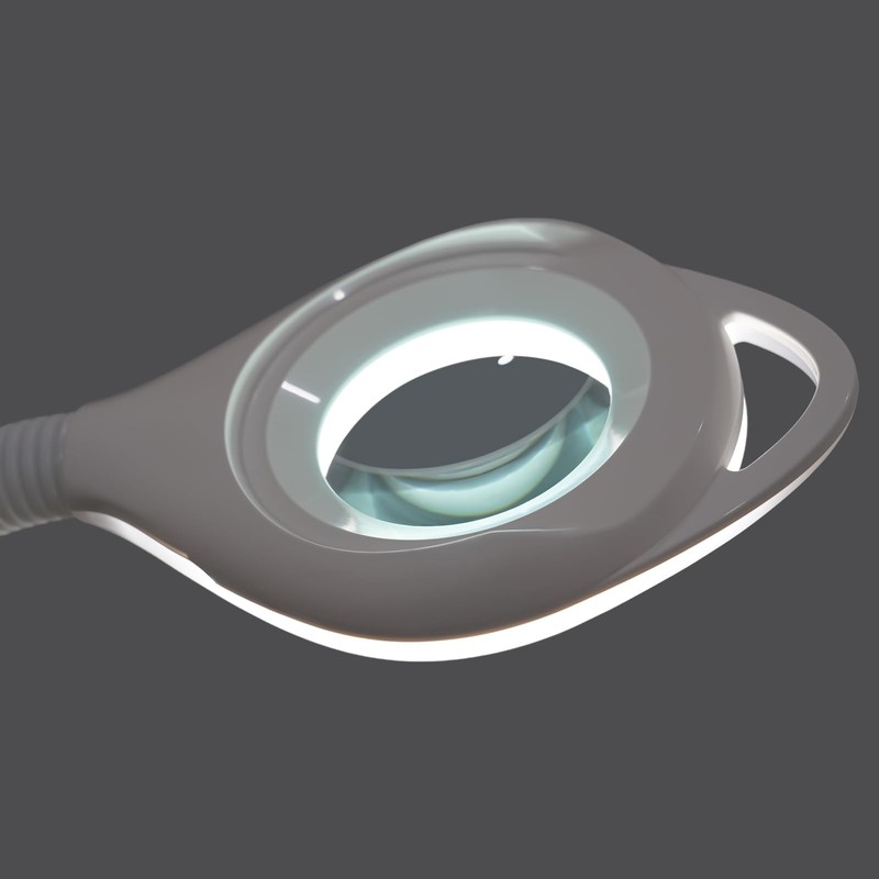 DDBESSIC Magnifying Glass with Light 16X, LED Floor Lamp with