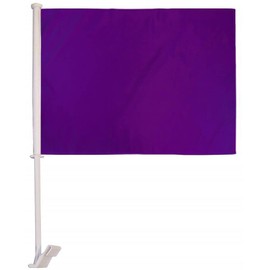 12x18 Wholesale Lot 12 Solid Purple Advertising Car Vehicle 12"x18" Flag
