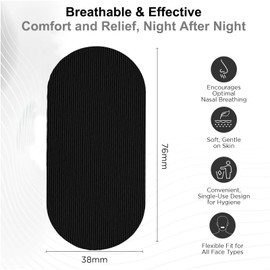 JOOTUEPO Mundpflaster Schlafen, 60 Stück Mouth Tape for Sleeping, Anti Schnarch Mundpflaster für die Nacht, Schnarchpflaster gegen Schnarchen, verbessert Schlaf und Atmung - Perfekte Klebleistung