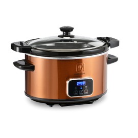 Toastmaster 4-Quart Digital Slow Cooker with Locking Lid (Copper)