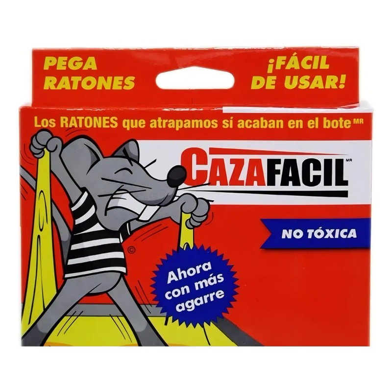 Trampa Pega Ratones Cazafacil (2 Piezas) No Tóxica