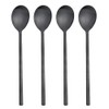 AOOSY 4 Pieces Soup Spoons Stainless Steel Round Tablespoons, 8.5