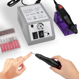 Crebeau Elektrisch Nagelfräser, Professionell Elektrisch Nagelfeile Fräser Maniküre Pediküre set 20000 u/Min für Nagelstudio Persönliche DIY-Maniküre