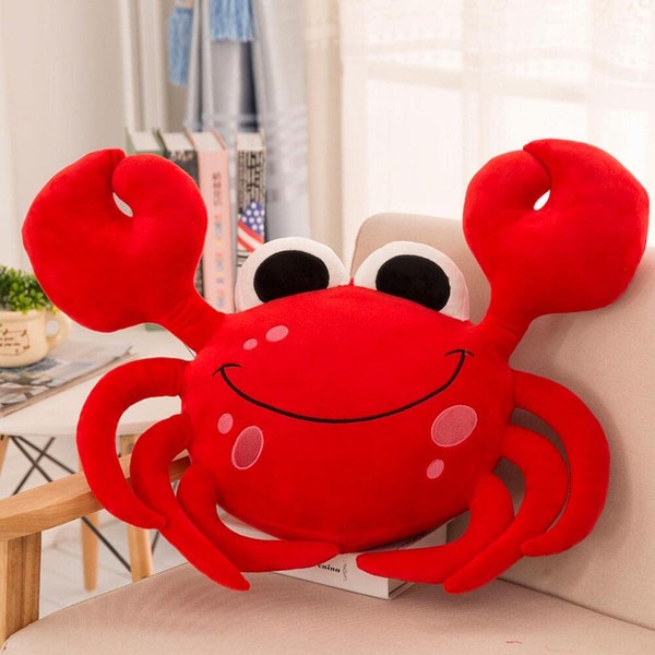 XIYUAN 24 inch Crab Plush Toy, Crab Plush Pillow, Super