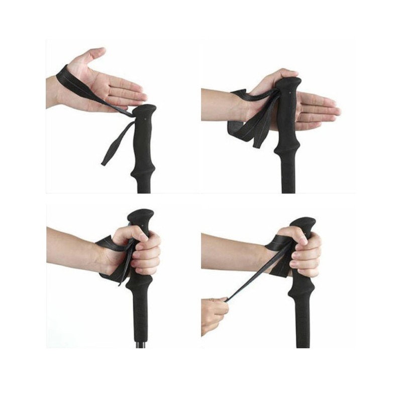 JELEX Nature Telescopic Walking Poles for Nordic Walking Adjustable Includes