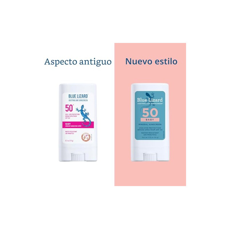 Blue Lizard- Protector solar para bebé con óxido de zinc,