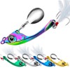 5 Pcs Large Fishing Lures Proven Explosive Color Special Spinner