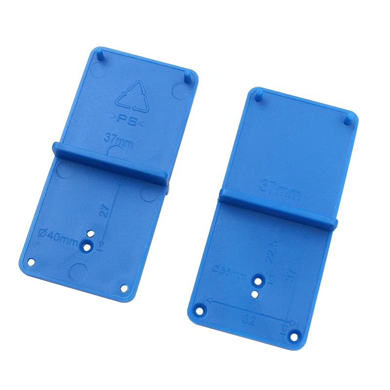 Shiwaki 2 pcs Door Cabinet Assembly Tools 35/40mm Hinge Drilling