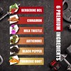 Berberine, Ceylon Cinnamon, Turmeric, Milk Thistle, Artichoke, Black Pepper -