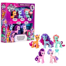 My Little Pony Juguetes Colección Deja tu Marca - Set de 5 Ponis - Figuras de 7,5 cm