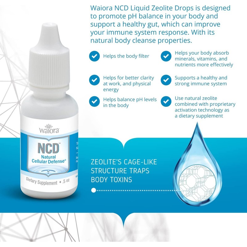 Natural Cellular Defense (NCD) Liquid Supplement, Advanced Mineral & Botanical