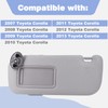 CULMKARI Driver Side Sun Visor Fits for 2007-2013 Toyota Corolla