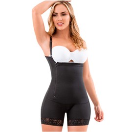 LT.ROSE Fajas Colombianas Postparto Reductoras y Moldeadoras P111 Csection Postpartum Shapewear Tummy Control Girdle for Women Black
