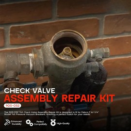 905-051 765 Check Valve Assembly Repair Kit – Replacement for Febco 1/2" & 3/4" Vacuum Breakers – Backflow Repair Kit Includes Spring, Retainer & Holder – Compatible with 300-096 & 630-108 Models