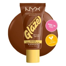 Tinta De Maquillaje Glaze Tint Con Spf 30 De Nyx Cosmetics Nutmeg Butta