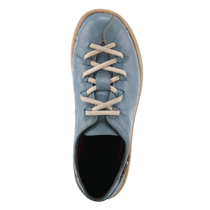 Spring Step Zapatillas Carhopper para mujer, Azul / Patchwork, 6.5-7