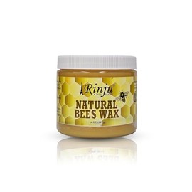 Rinju Pack of 6 Organic Beeswax for Protect Hair Fall, Moisturize and Shine - Original Beeswax For Soft, Shiny, and Healthy Hairs - Beeswax Spray, and Hairstyles - 14 oz