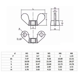 DIN315 Wing Nuts Butterfly Nuts Fastener Stainless Steel SS316 Nuts Supply M3 / M4 / M5 / M6 / M8 (M5) Pack of 10