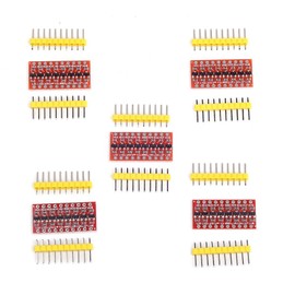 Cylewet 5Pcs 8 Channel Logic Level Converter Bi-Directional 3.3V to 5V TTL Shifter Module for Arduino (Pack of 5) CLT1082