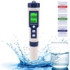 Holzsammlung pH Meter 5 in 1, Digital Water Quality Tester,